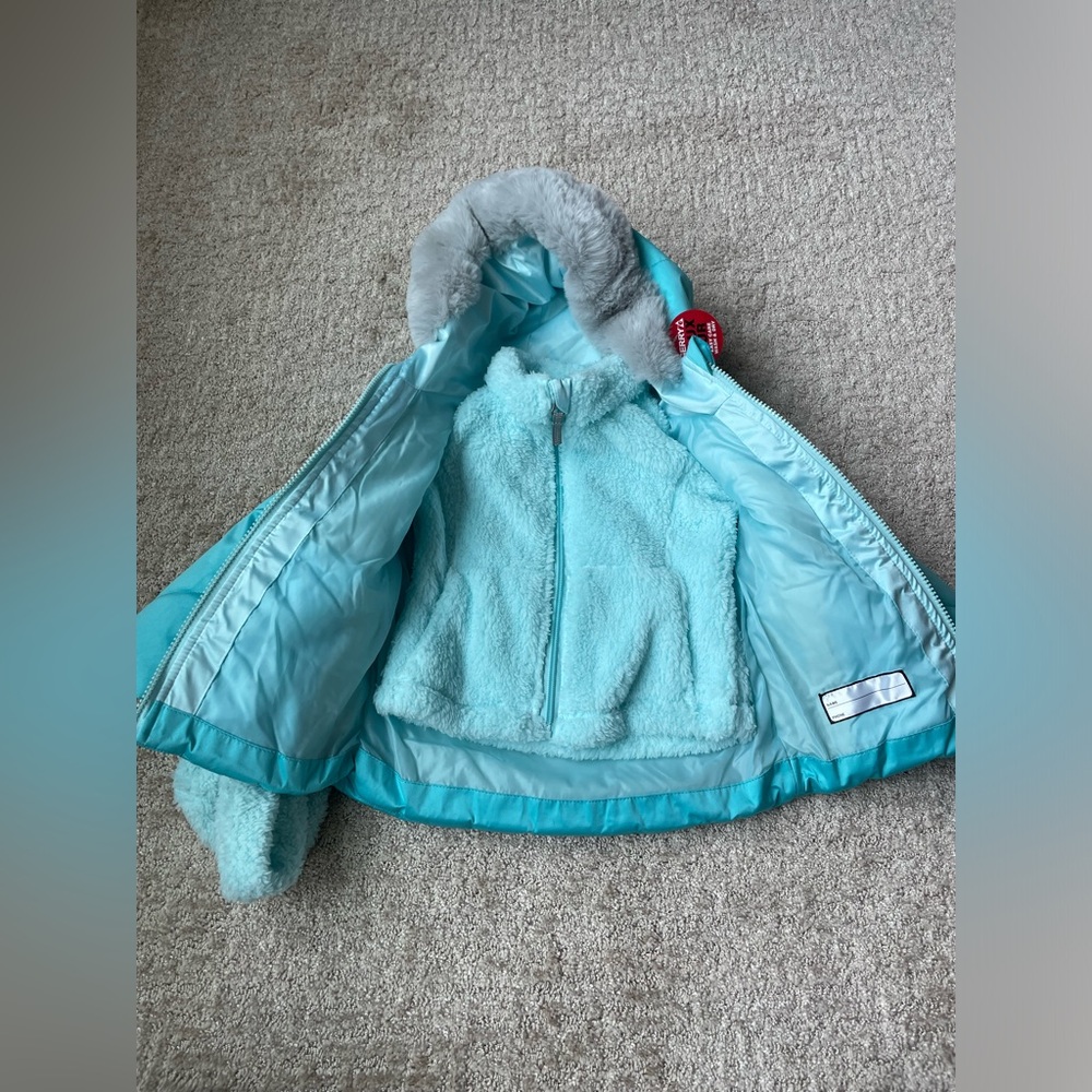 GERRY 3-in-1 Kids Puffer Systems Jacket - Coat/Fleece/Beanie 2T - Picture 5 of 9